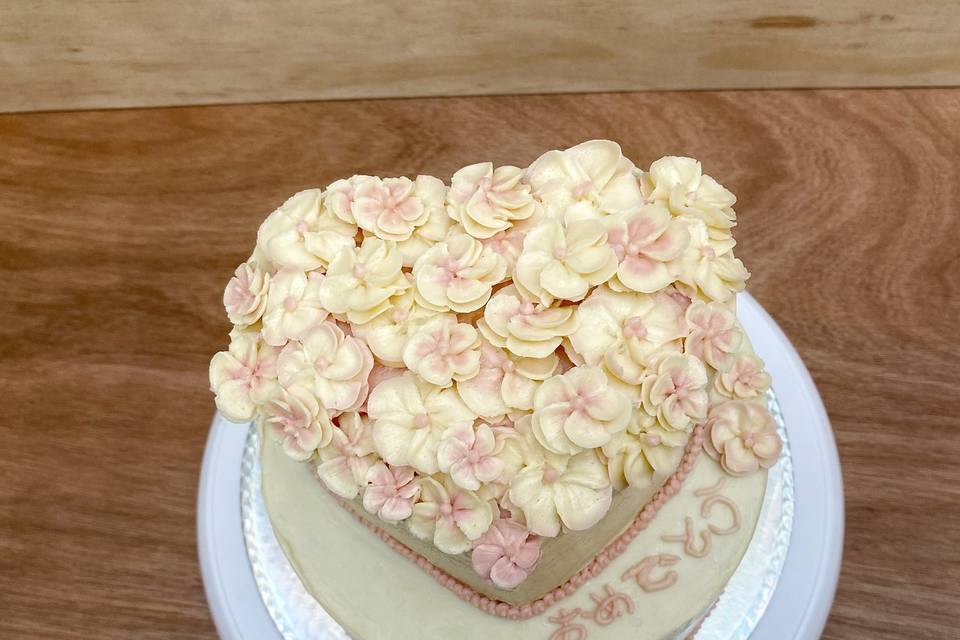 Pastel de flores cerezo 2 niv
