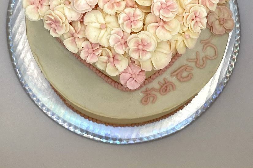 Pastel de flores cerezo 2 niv