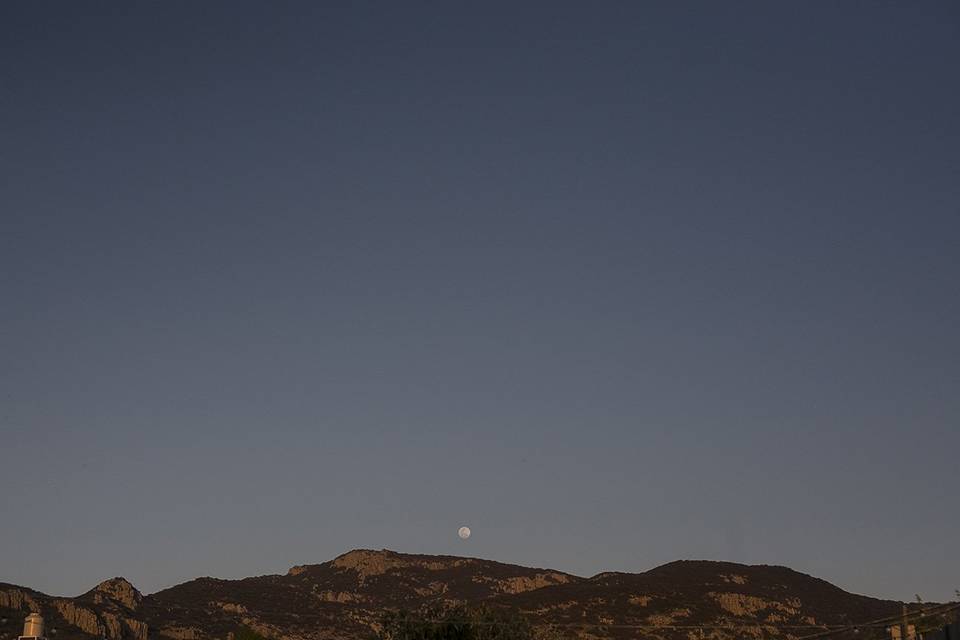 La luna como testigo.