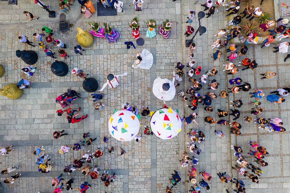 Drone en boda