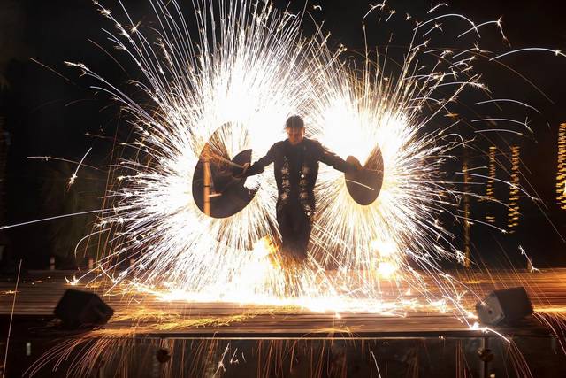 Fire Experience show