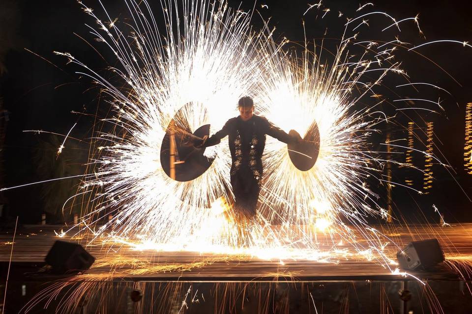 Fire Experience show