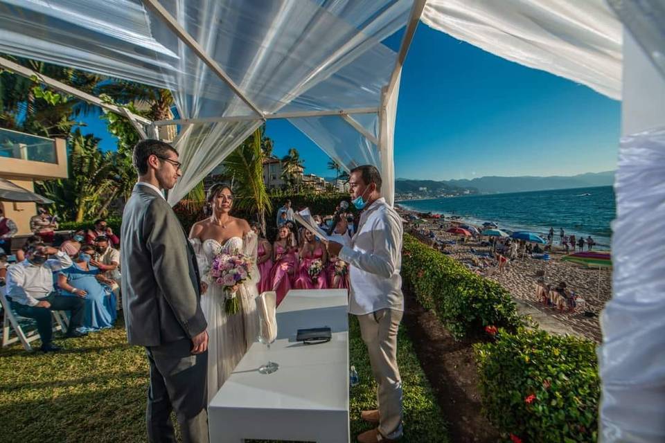 Ceremonia en la playa