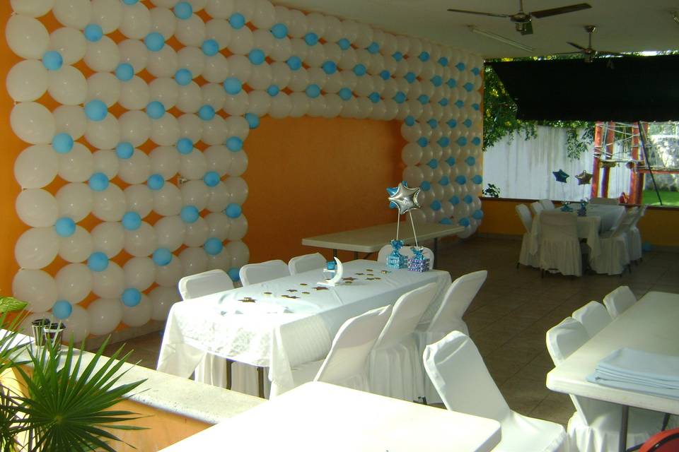 Decoración de globos