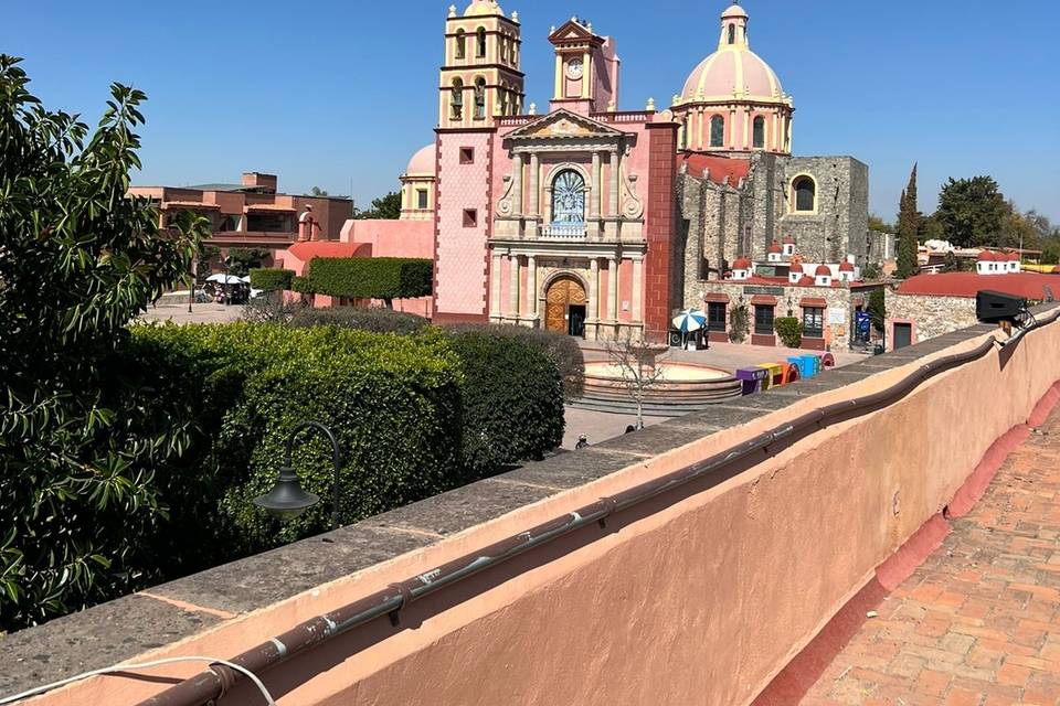 Terraza con vista plaza